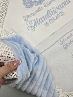 Крижма з ранфорсу та страйпу - Зображення 4