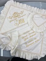 Іменна крижма-пледик  з рюшами - Зображення 4