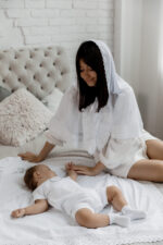 Палантин  з широкого лляного мережива  - Зображення 2